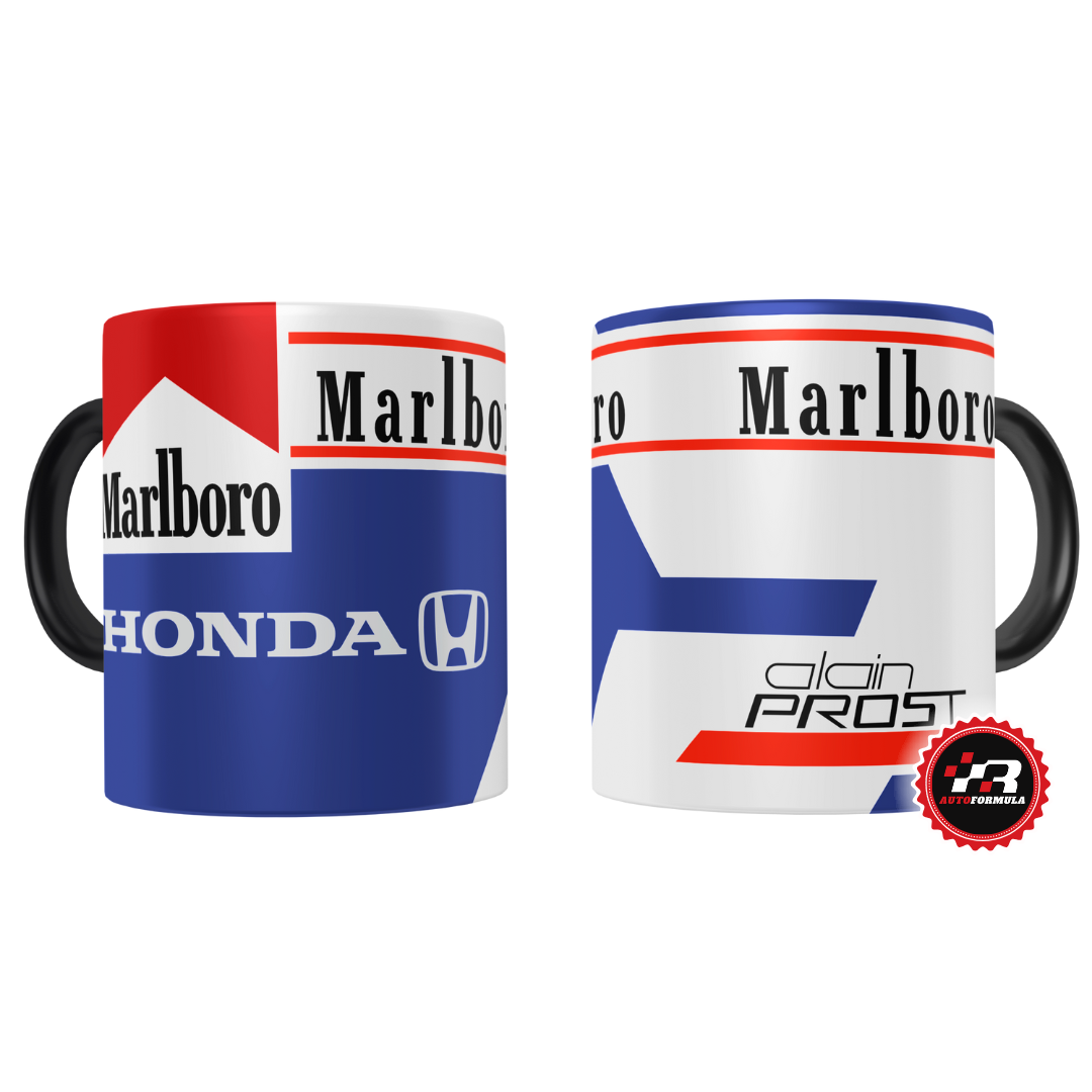 Caneca Alain Prost McLaren Marlboro Capacete 1988