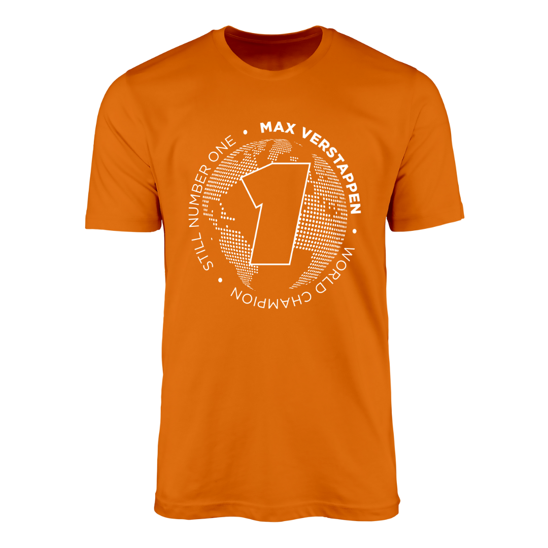 Camiseta Still Number One Max Verstappen World Champion