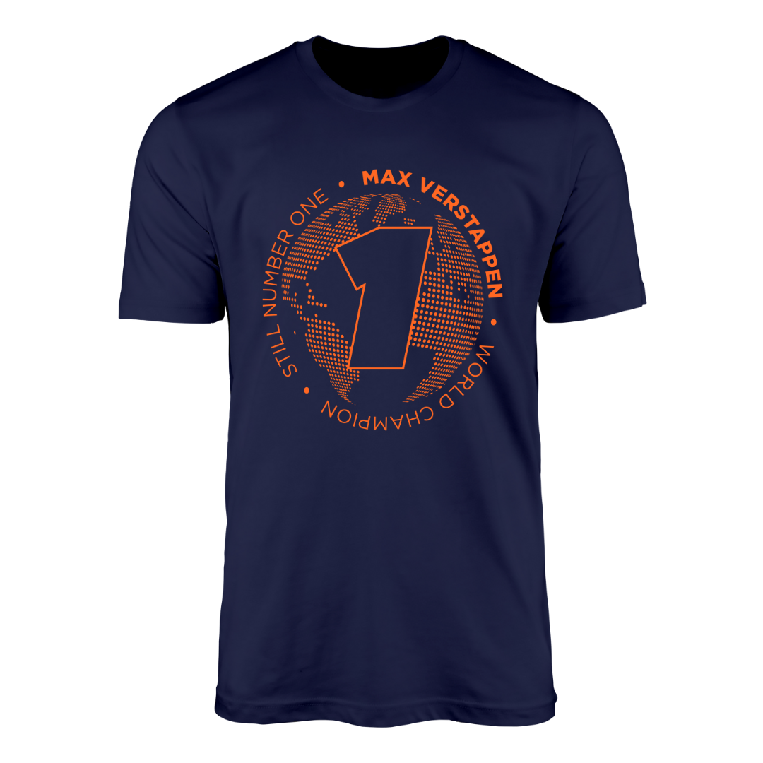 Camiseta Still Number One Max Verstappen World Champion