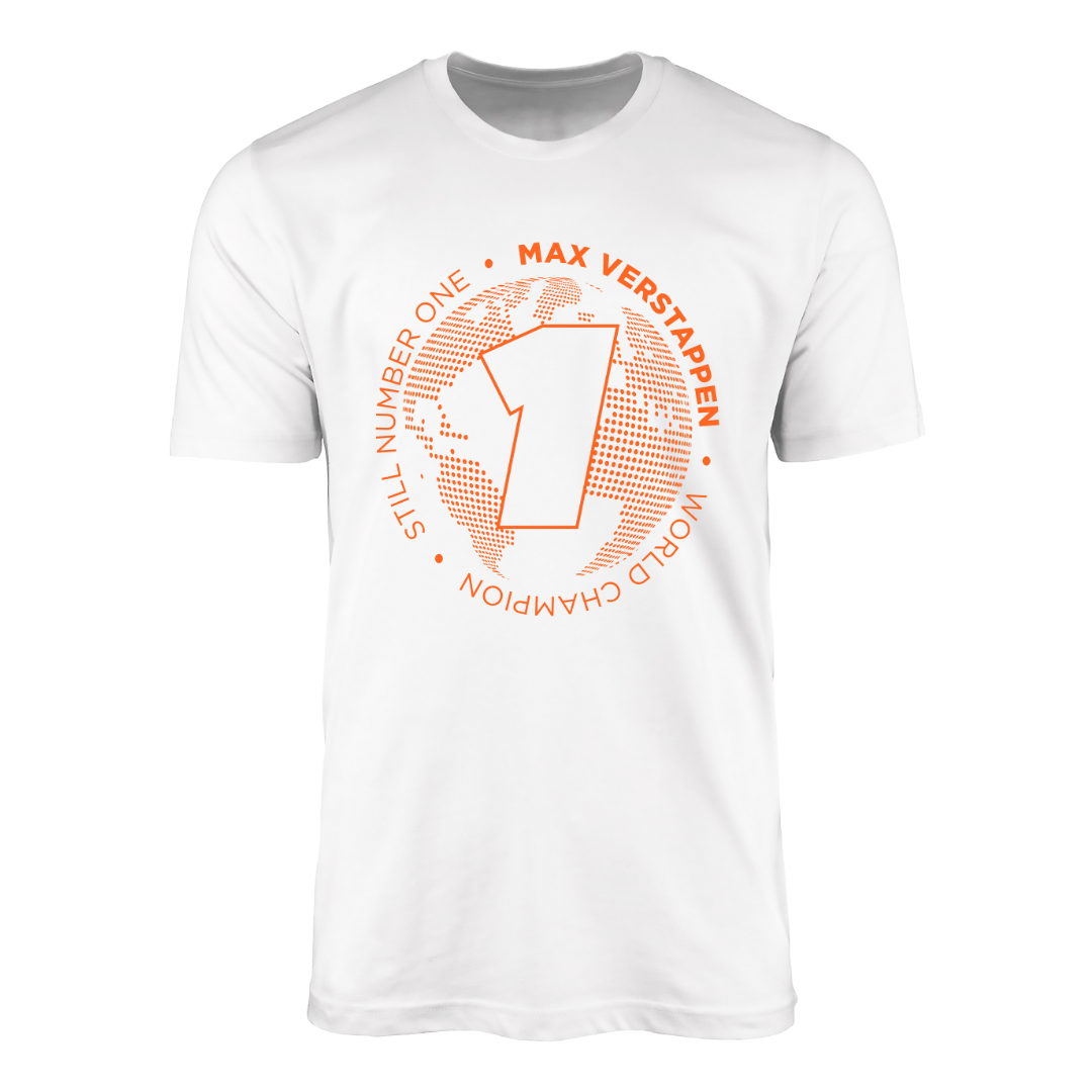 Camiseta Still Number One Max Verstappen World Champion