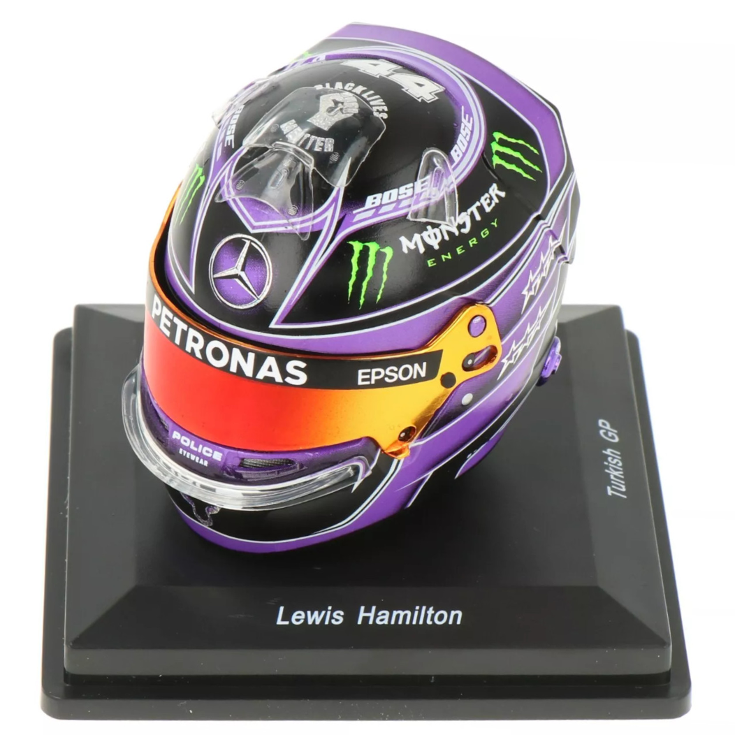 Miniatura Capacete Lewis Hamilton 2020 GP Turquia 1:5