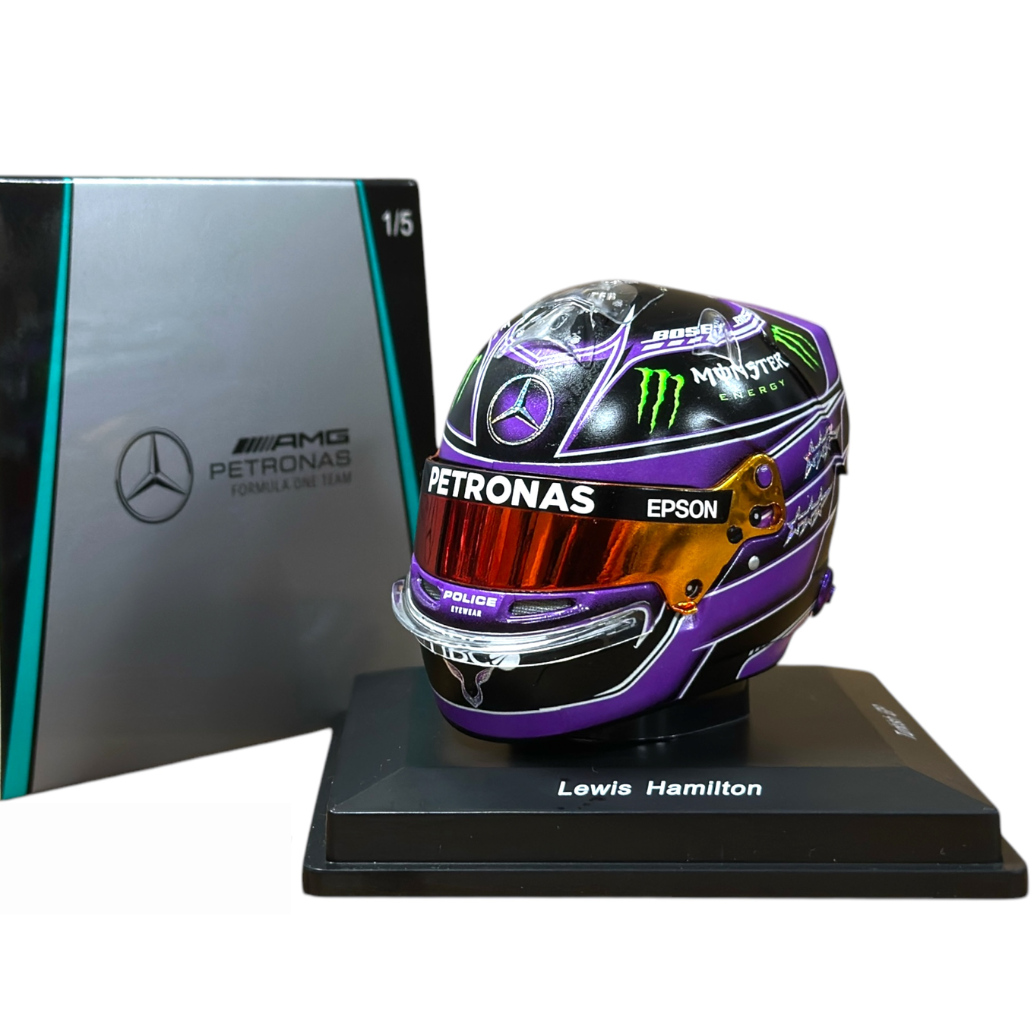Miniatura Capacete Lewis Hamilton 2020 GP Turquia 1:5
