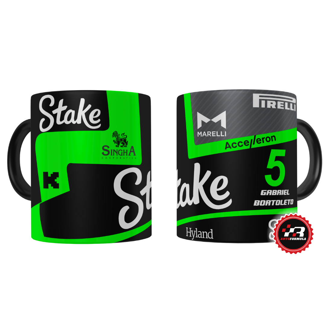 Caneca Stake F1 Team Gabriel Bortoleto