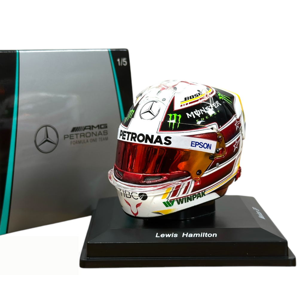 Miniatura Capacete Lewis Hamilton GP México 2018 1:5
