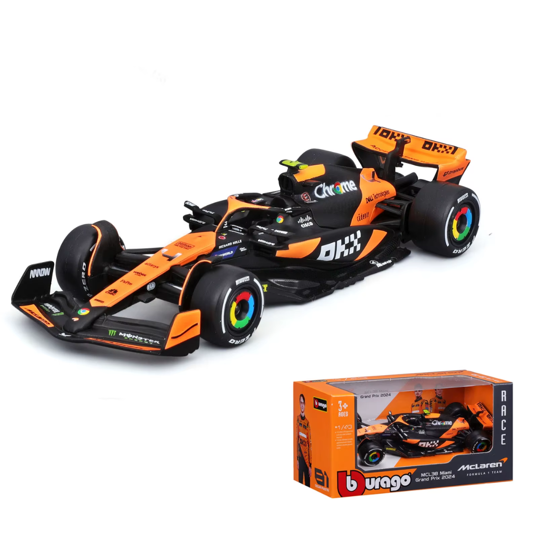 Miniatura MCL38 1:43 Scuderia McLaren F1 2024 - Lando Norris 4