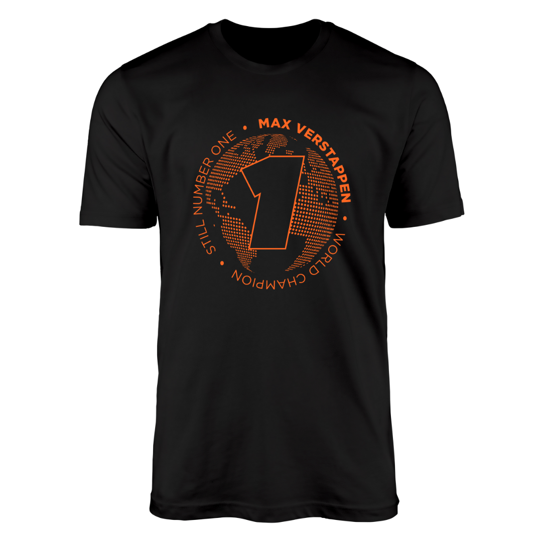 Camiseta Still Number One Max Verstappen World Champion