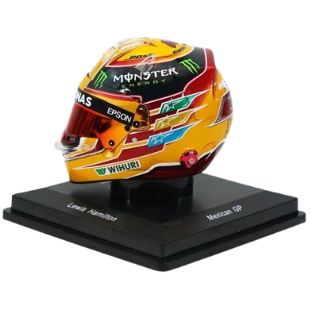 Miniatura Capacete Lewis Hamilton 2017 GP México 1:5