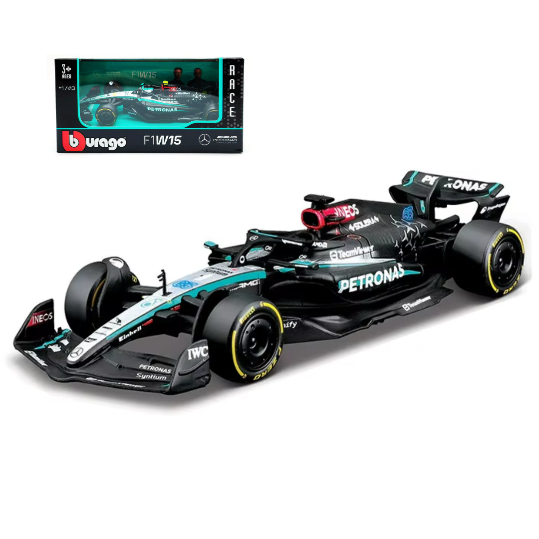 Miniatura W15 1:43 Mercedes F1 2024 - George Russell 63