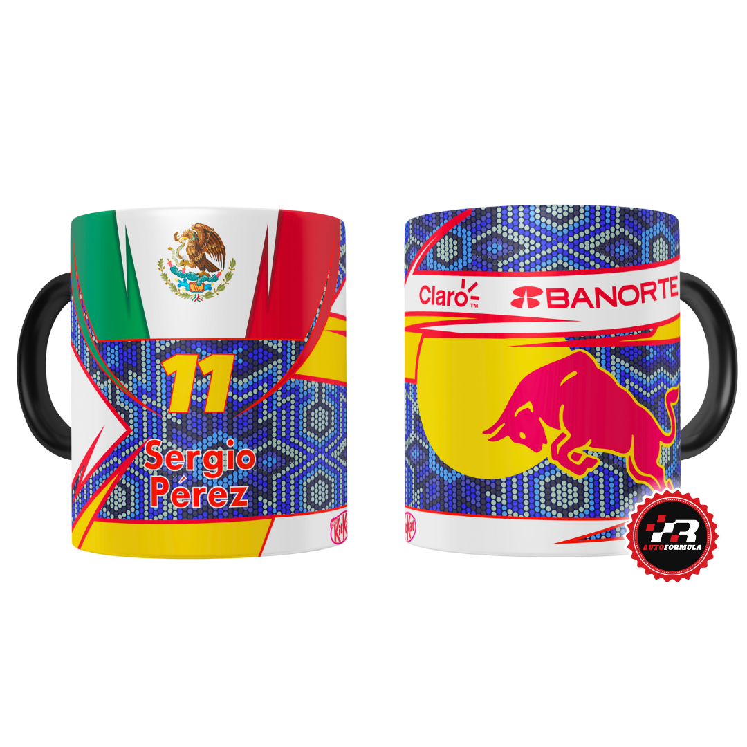Caneca Capacete Sergio Pérez 2024