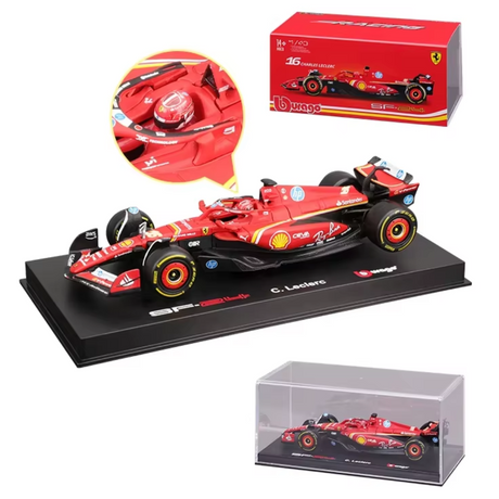 Miniatura SF24 1:43 Scuderia Ferrari F1 2024 - Charles Leclerc 16