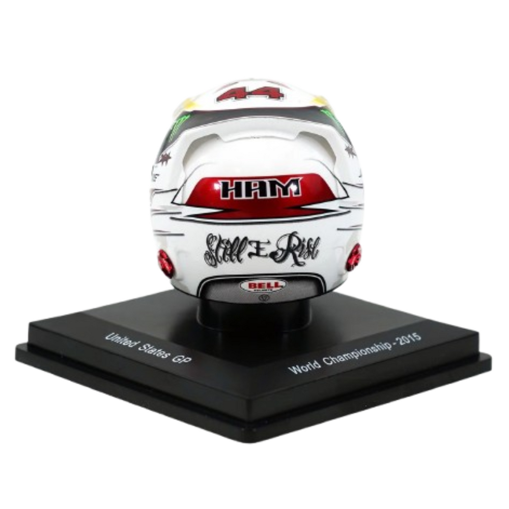 Miniatura Capacete Lewis Hamilton 2015 GP EUA 1:5