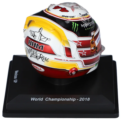 Miniatura Capacete Lewis Hamilton GP México 2018 1:5