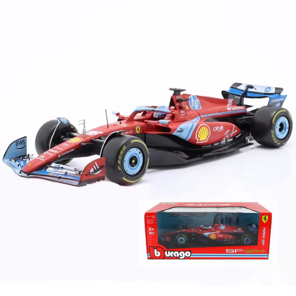 Miniatura SF24 Scuderia Ferrari Edição Especial Miami 2024 - Charles Leclerc 16