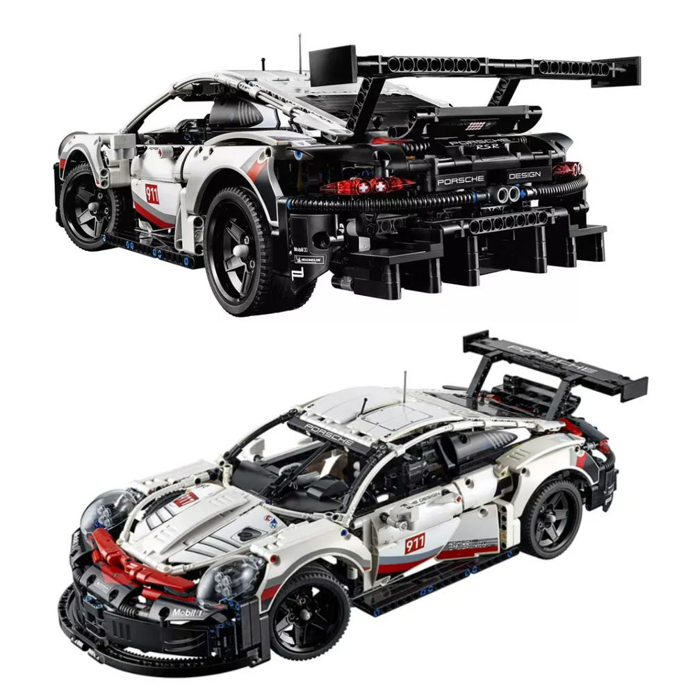 Porsche 911 RSR para montagem 1580 peças