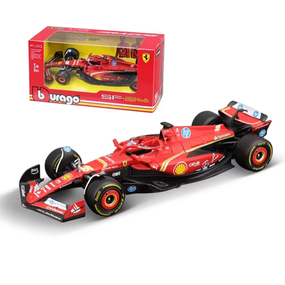 Miniatura SF24 1:43 Scuderia Ferrari F1 2024 - Charles Leclerc 16