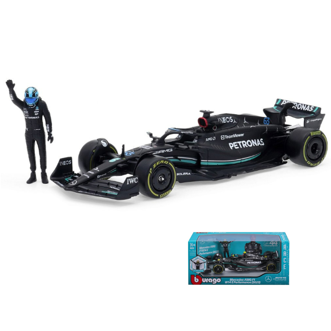 Miniatura W14 1:24 Mercedes AMG Petronas F1 Team 2023 - George Russell 63