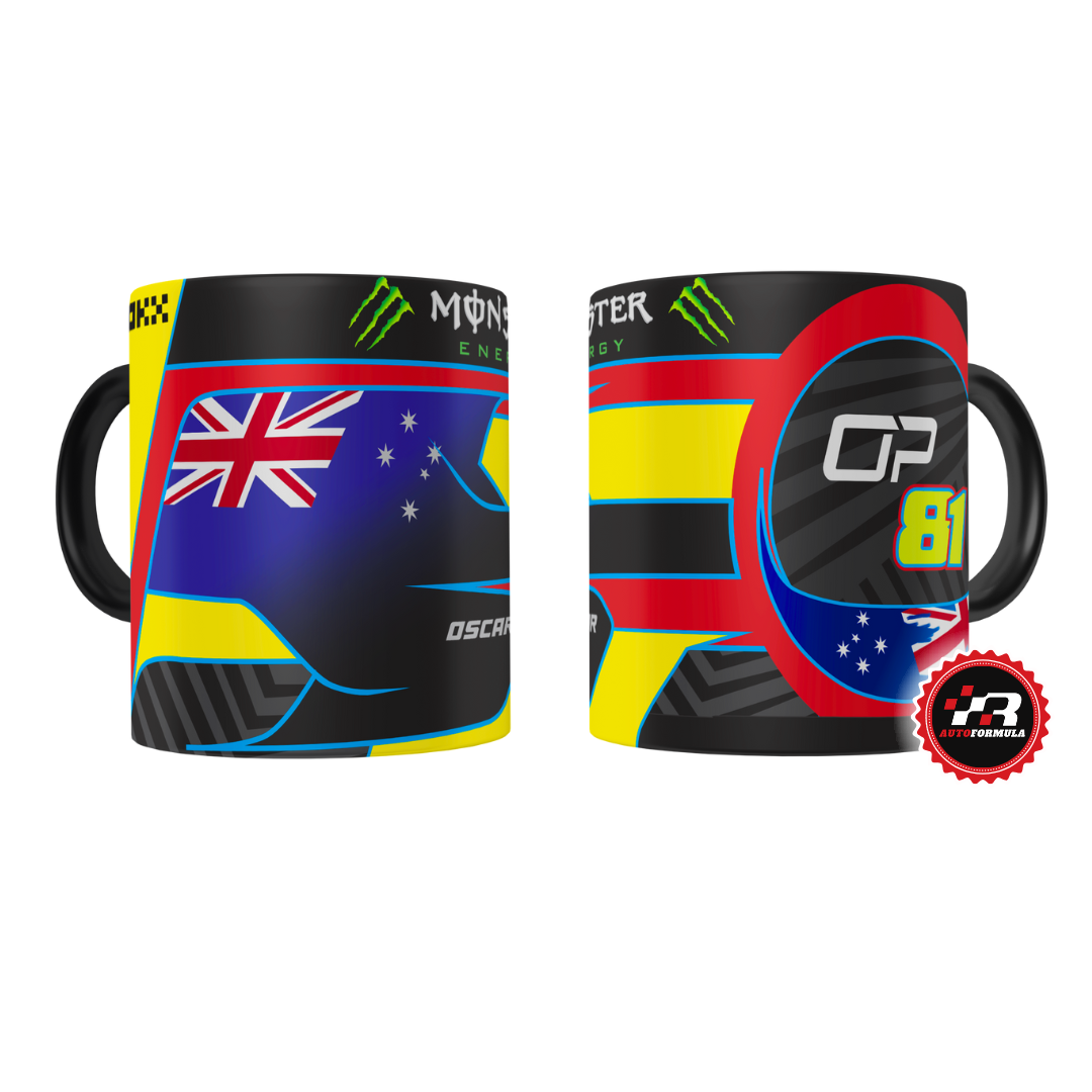 Caneca Capacete Oscar Piastri 2025