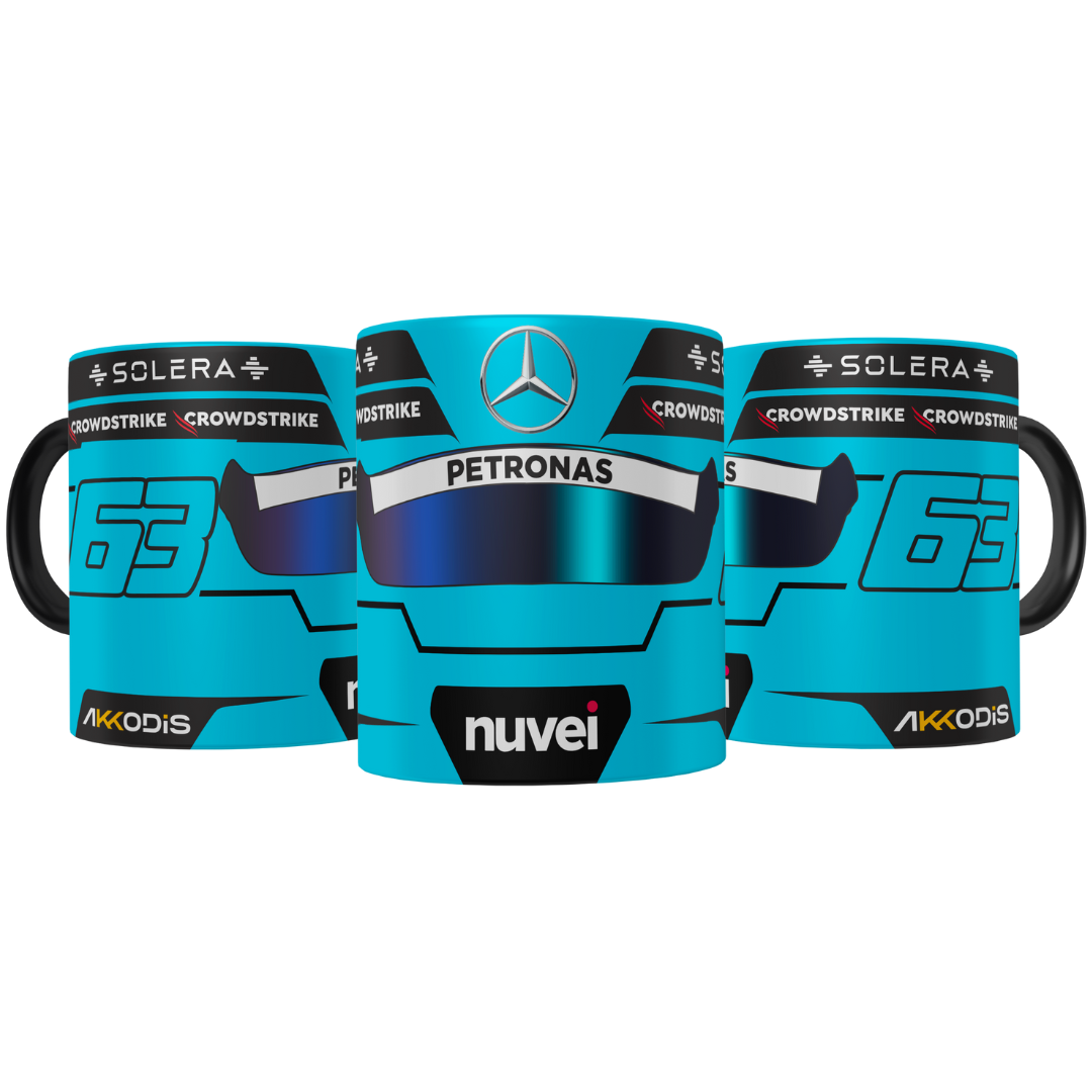 Caneca George Russell Capacete 2025