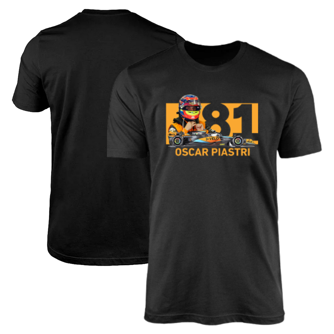 Camiseta Oscar Piastri 81 McLaren F1 Team 2023