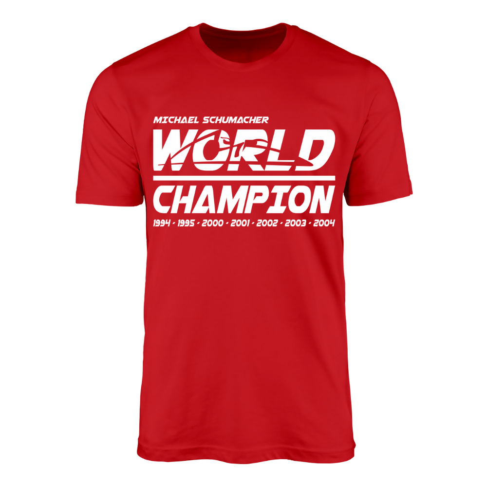 Camiseta Michael Schumacher 7 Times F1 World Champion