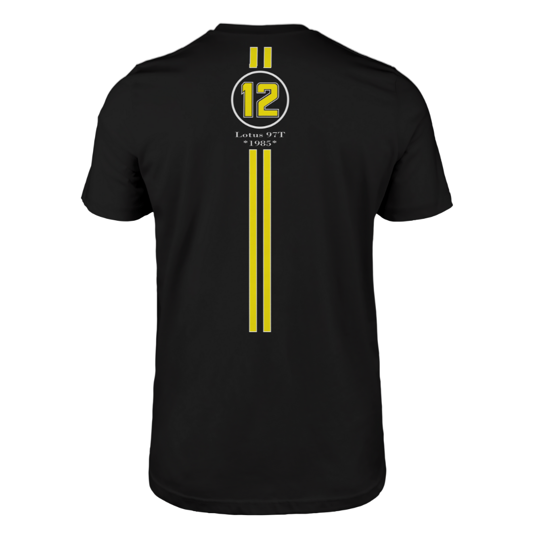 Camiseta John Player Special 12 Lotus F1 Team 1985 97T