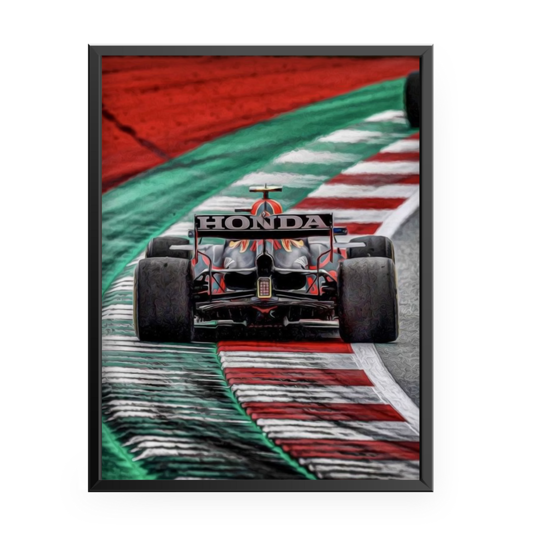 Quadro Decorativo Max Verstappen 1 RB17 2021