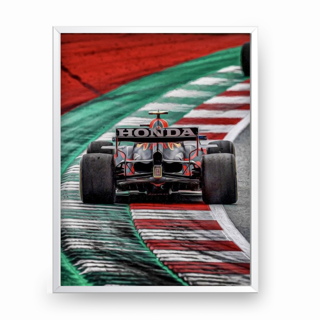 Quadro Decorativo Max Verstappen 1 RB17 2021