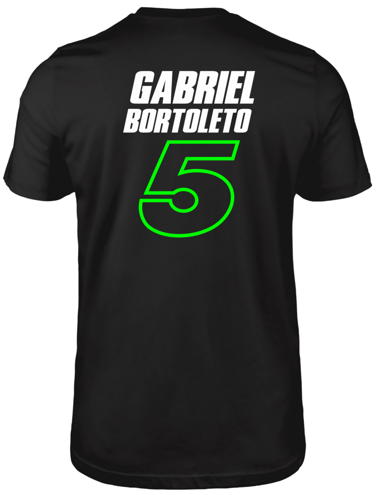 Camiseta Gabriel Bortoleto Stake F1 Team 2025