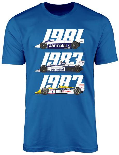 Camiseta Nelson Piquet Tricampeão Mundial