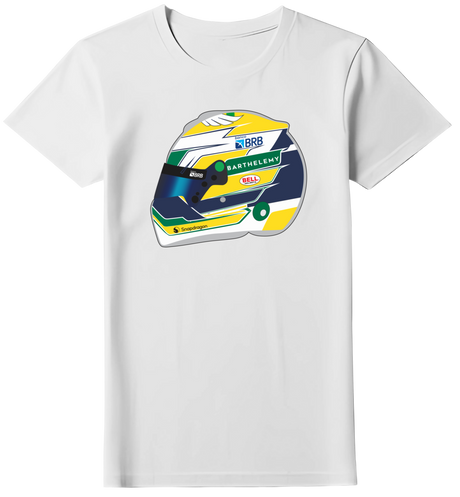 Camiseta Ilustração Capacete Gabriel Bortoleto Feminina