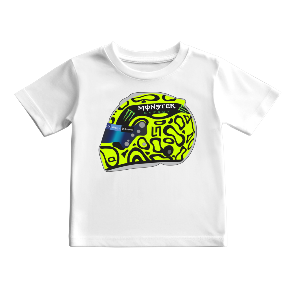 Camiseta Ilustração Capacete Lando Norris 2024