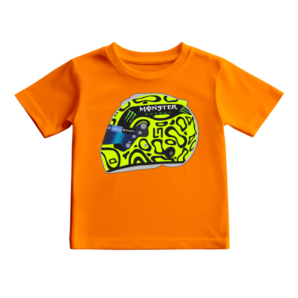 Camiseta Ilustração Capacete Lando Norris 2024