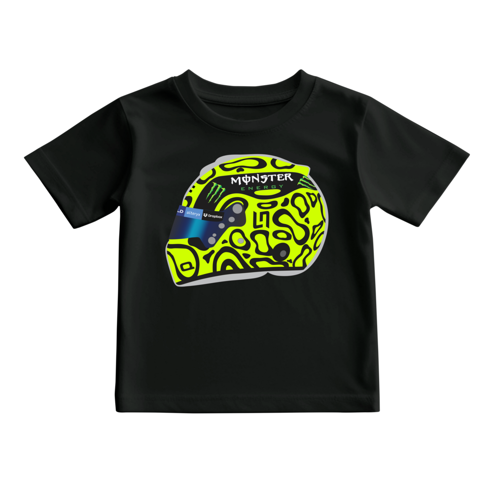 Camiseta Ilustração Capacete Lando Norris 2024