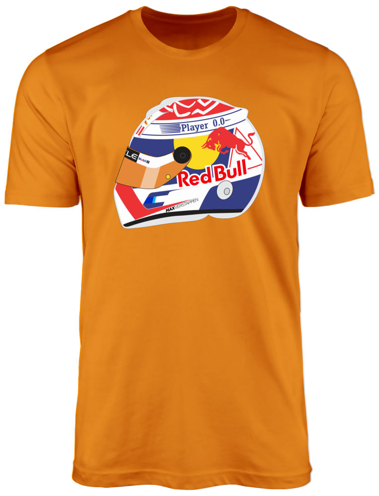 Camiseta Ilustração Capacete Max Verstappen