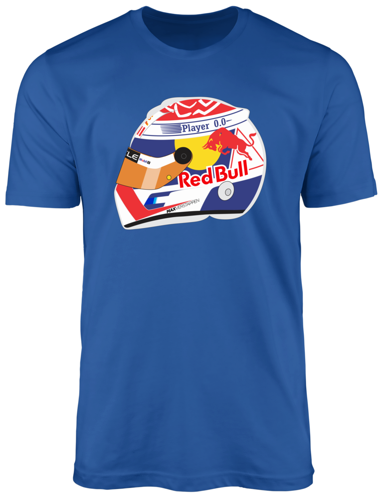 Camiseta Ilustração Capacete Max Verstappen