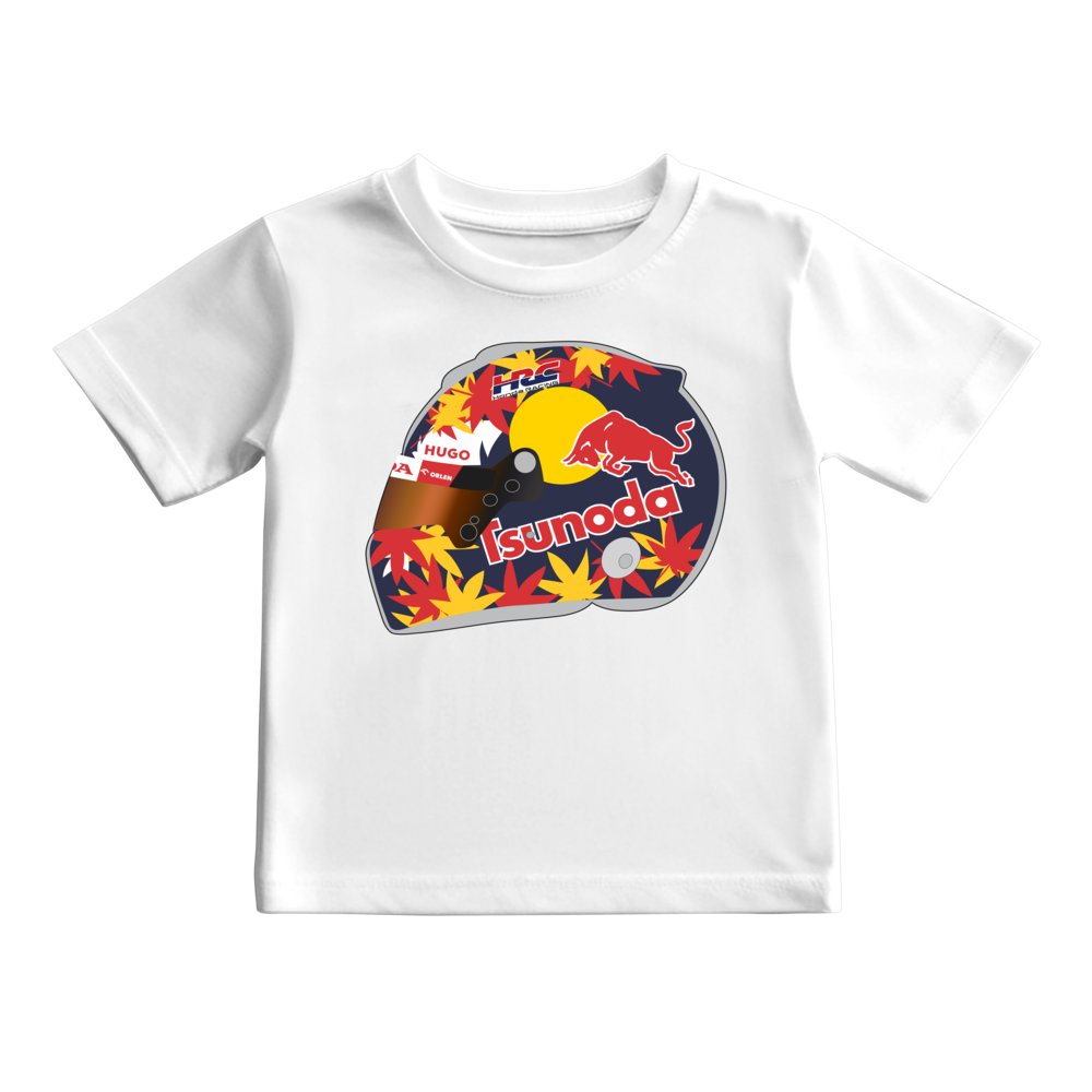 Camiseta Ilustração Capacete Yuki Tsunoda 2024