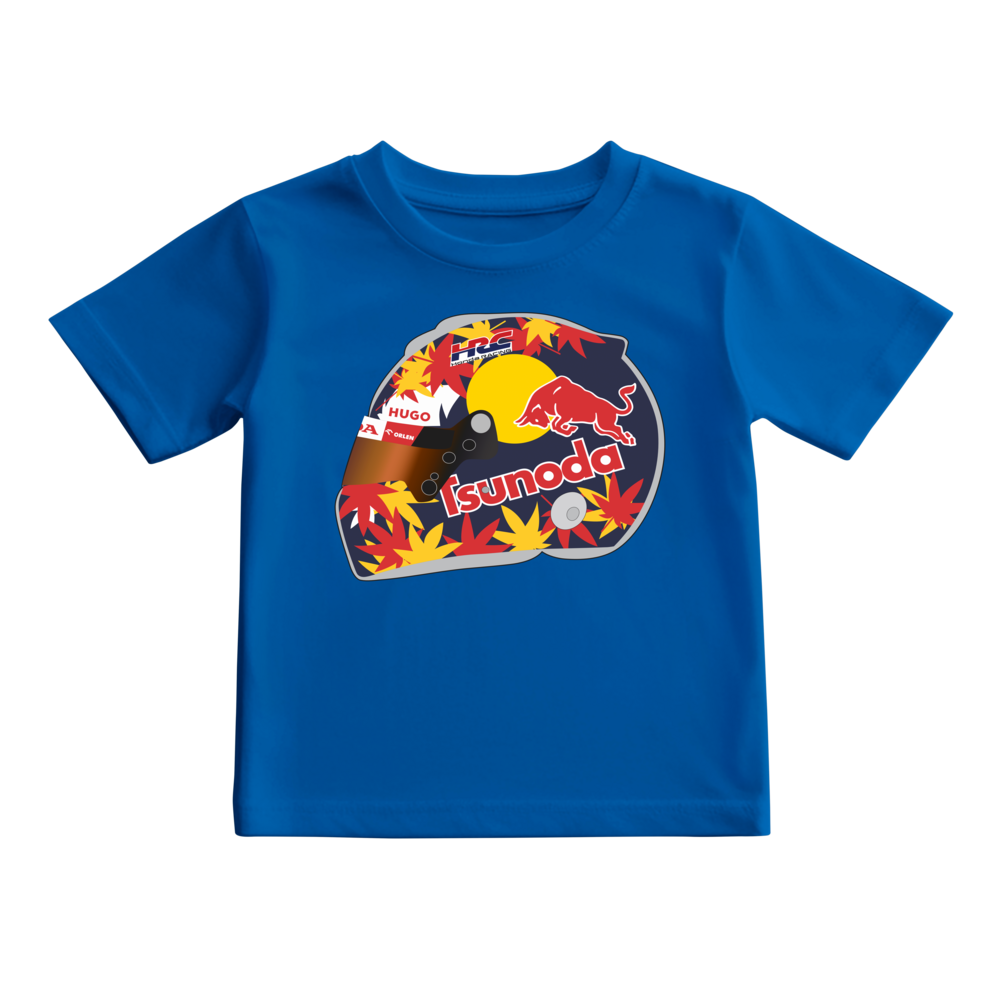 Camiseta Ilustração Capacete Yuki Tsunoda 2024