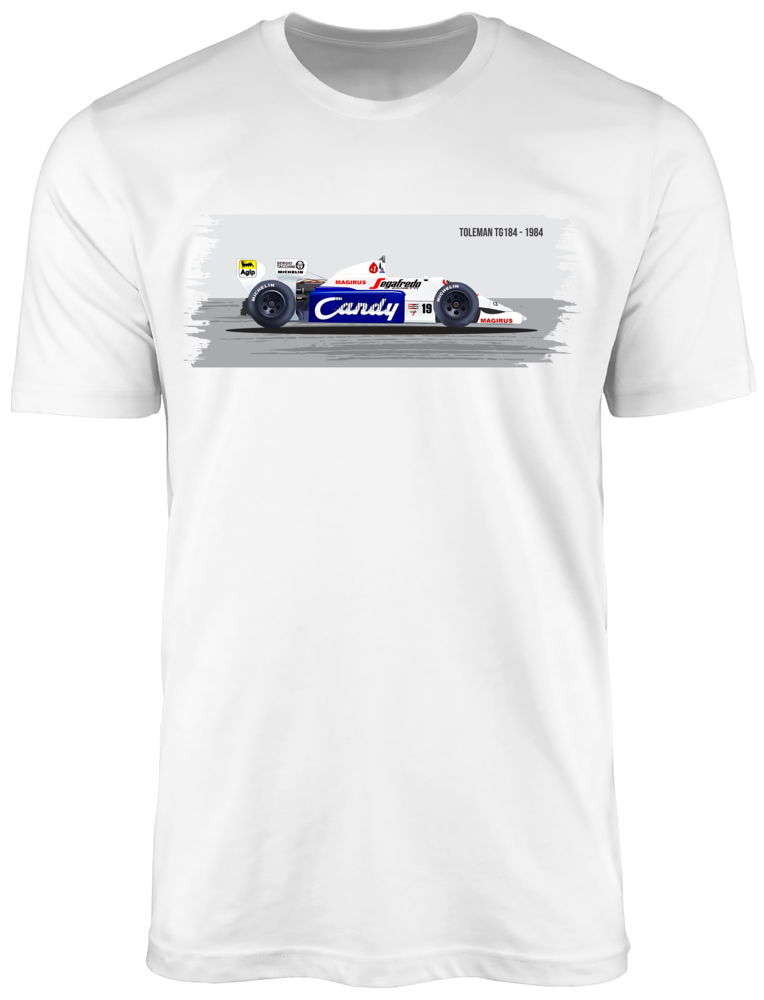 Camiseta Toleman Hart TG184 F1 1984