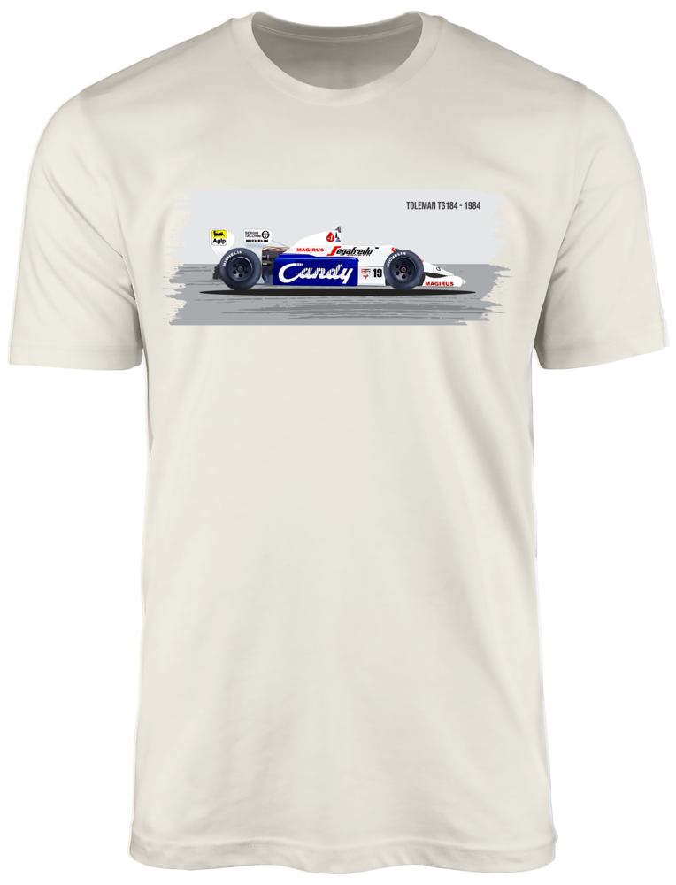Camiseta Toleman Hart TG184 F1 1984