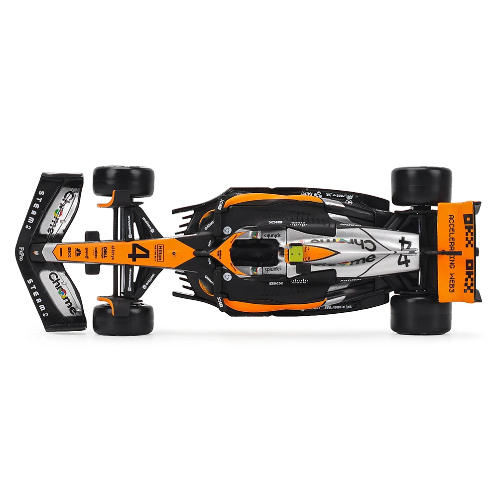 Miniatura MCL60 McLaren F1 Team Edição Especial GP Silverstone 2023 1:43 c/ Caixa de Acrílico - Lando Norris 4