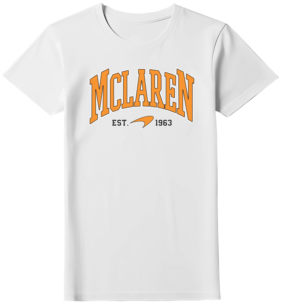 Camiseta McLaren Formula 1 Team Est 1963 Feminina