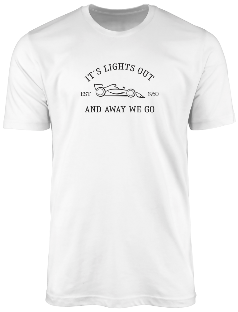 Camiseta IT'S LIGHTS OUT est 1950 X Collab @FormulaWeek
