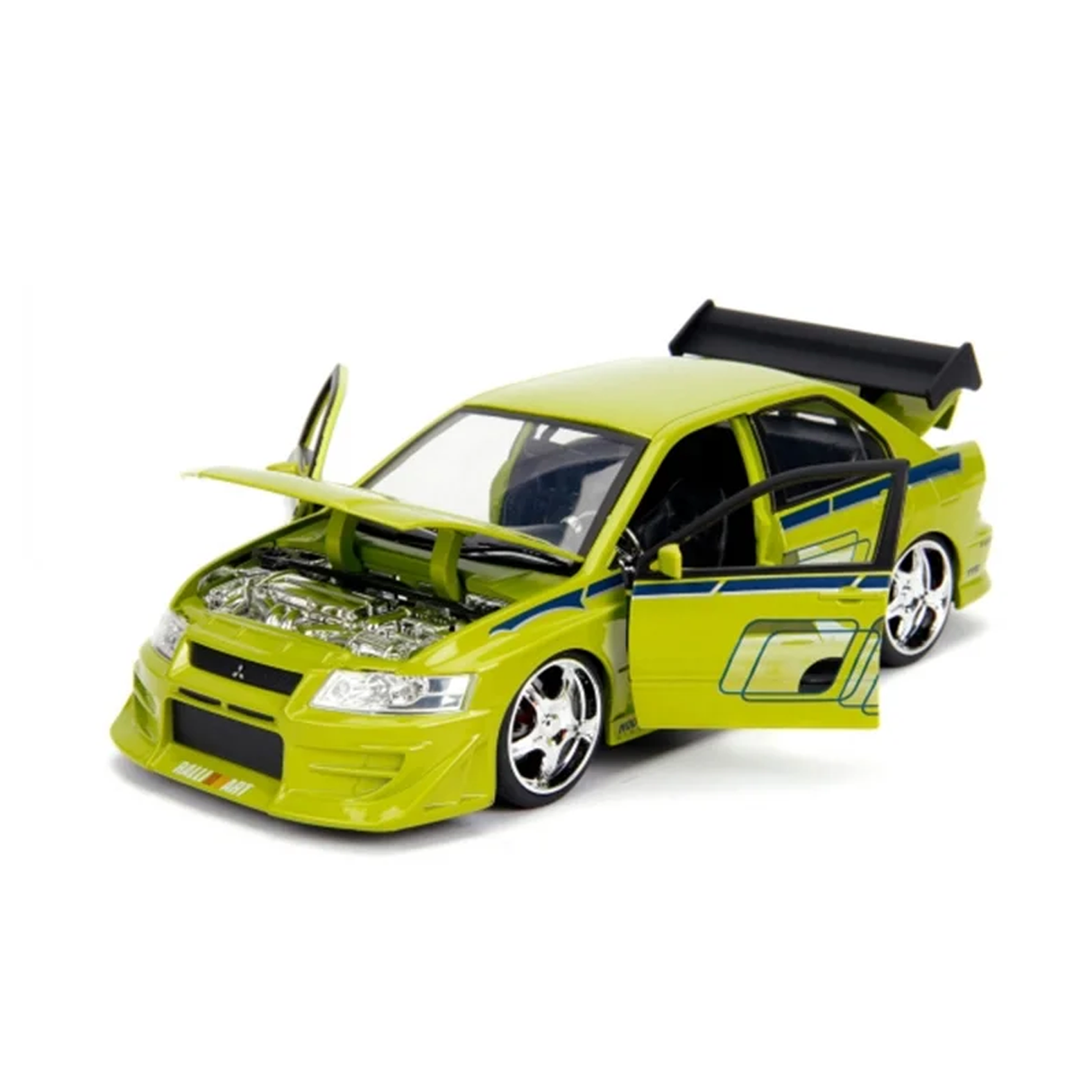 Miniatura 1/24 Mitsubishi Lancer Evolution 7 Brian O'Conner 2002 - Velozes e Furiosos 2