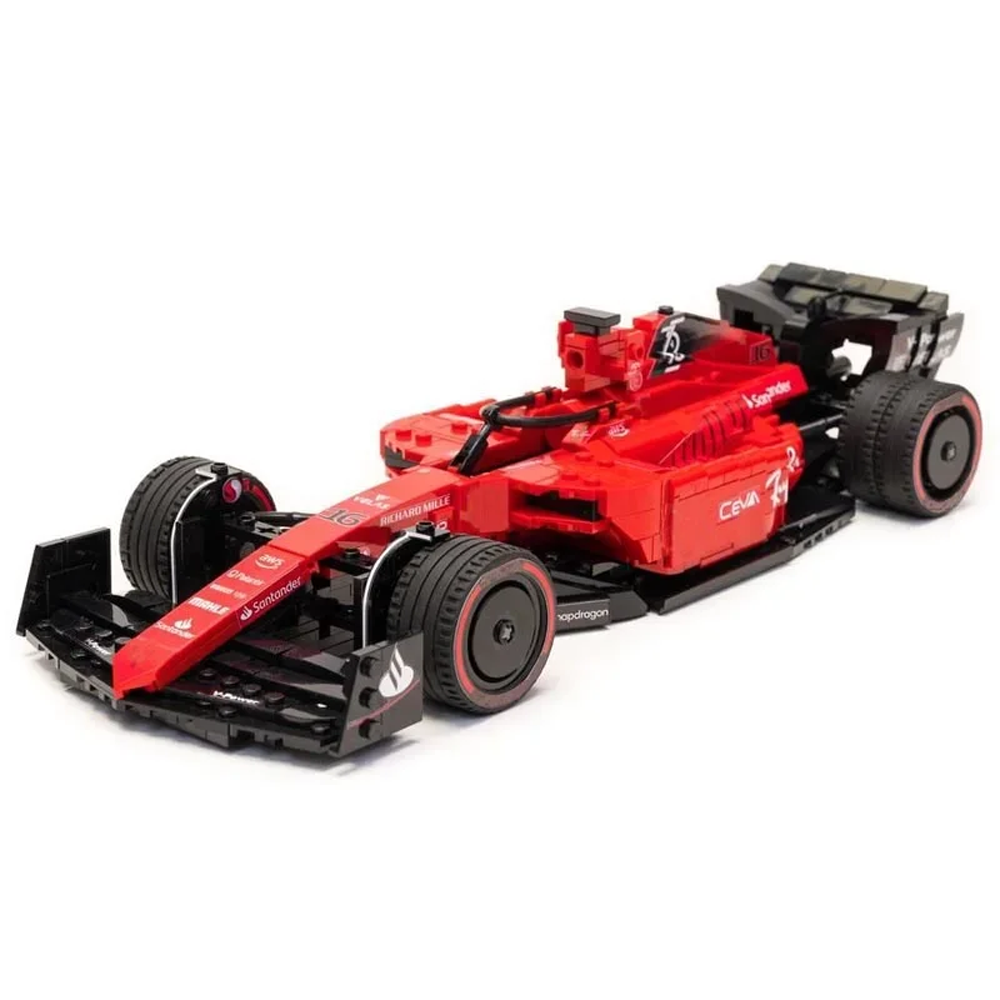 Miniatura Scuderia Ferrari F1-75 Charles Leclerc 16 Blocos de Montagem 896 PCS