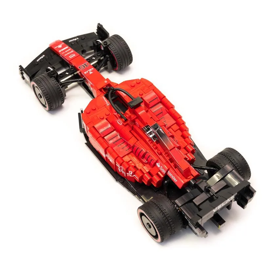 Miniatura Scuderia Ferrari F1-75 Charles Leclerc 16 Blocos de Montagem 896 PCS