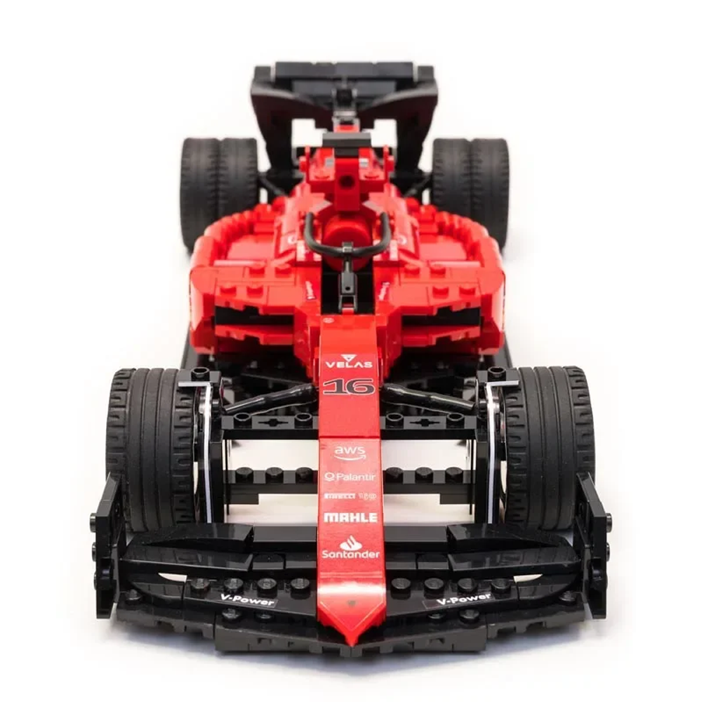 Miniatura Scuderia Ferrari F1-75 Charles Leclerc 16 Blocos de Montagem 896 PCS