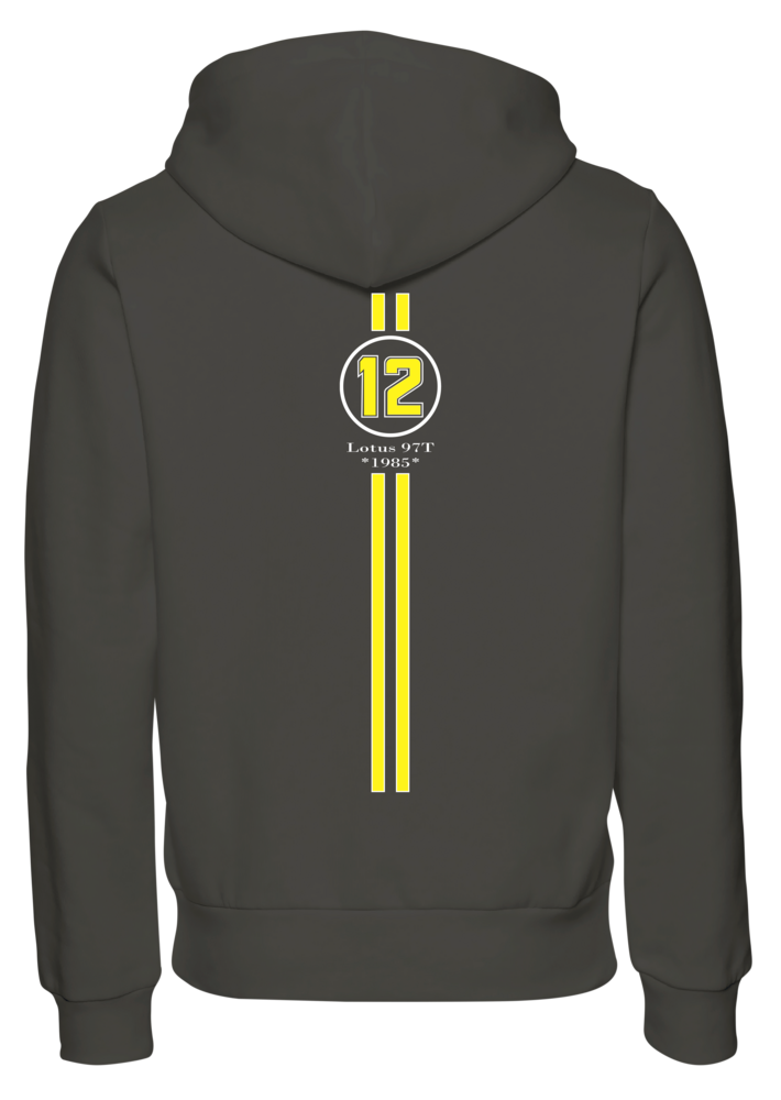 Moletom com capuz John Player Special 12 Lotus F1 Team 1985 97T