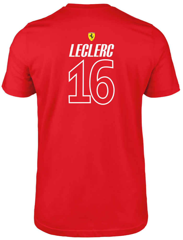 Camiseta Charles Leclerc Ferrari F1 Team 2025