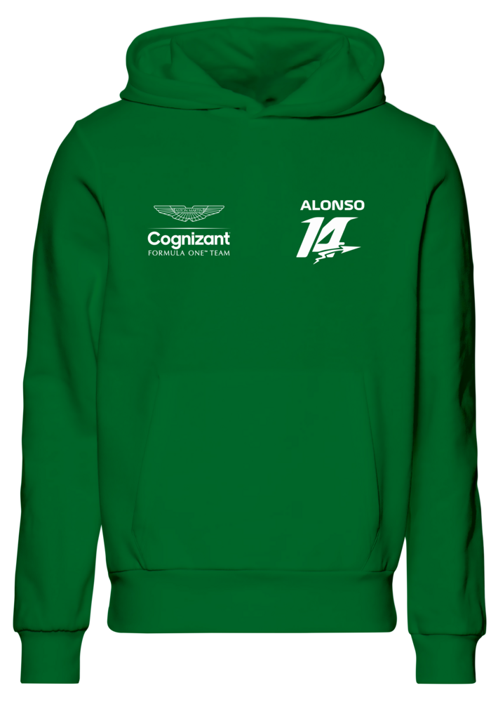 Moletom com capuz Fernando Alonso 14 Aston Martin F1 Team 2024