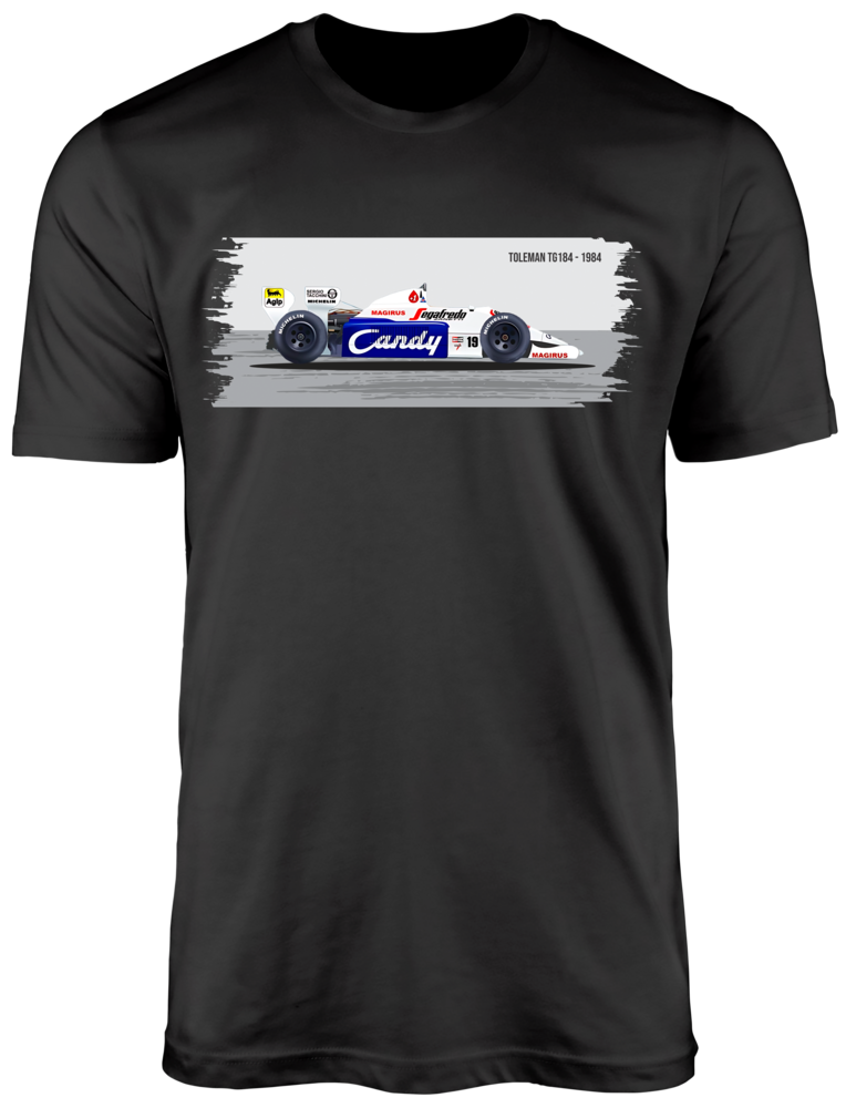 Camiseta Toleman Hart TG184 F1 1984